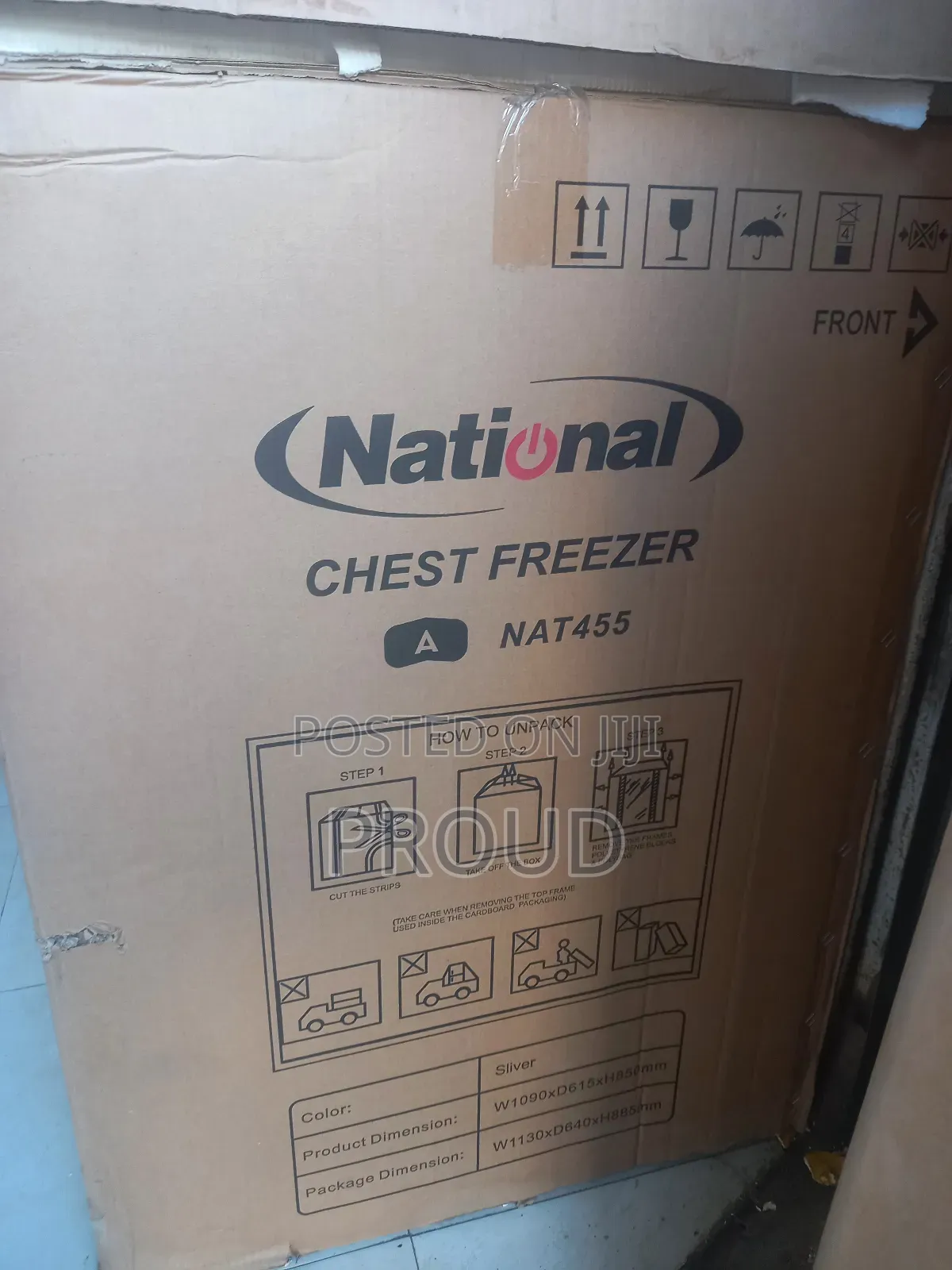 National 455 Model Deep Frige