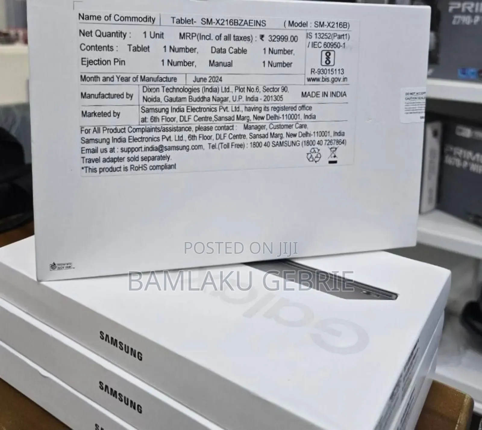 New Samsung Galaxy Tab A9+ 128 GB