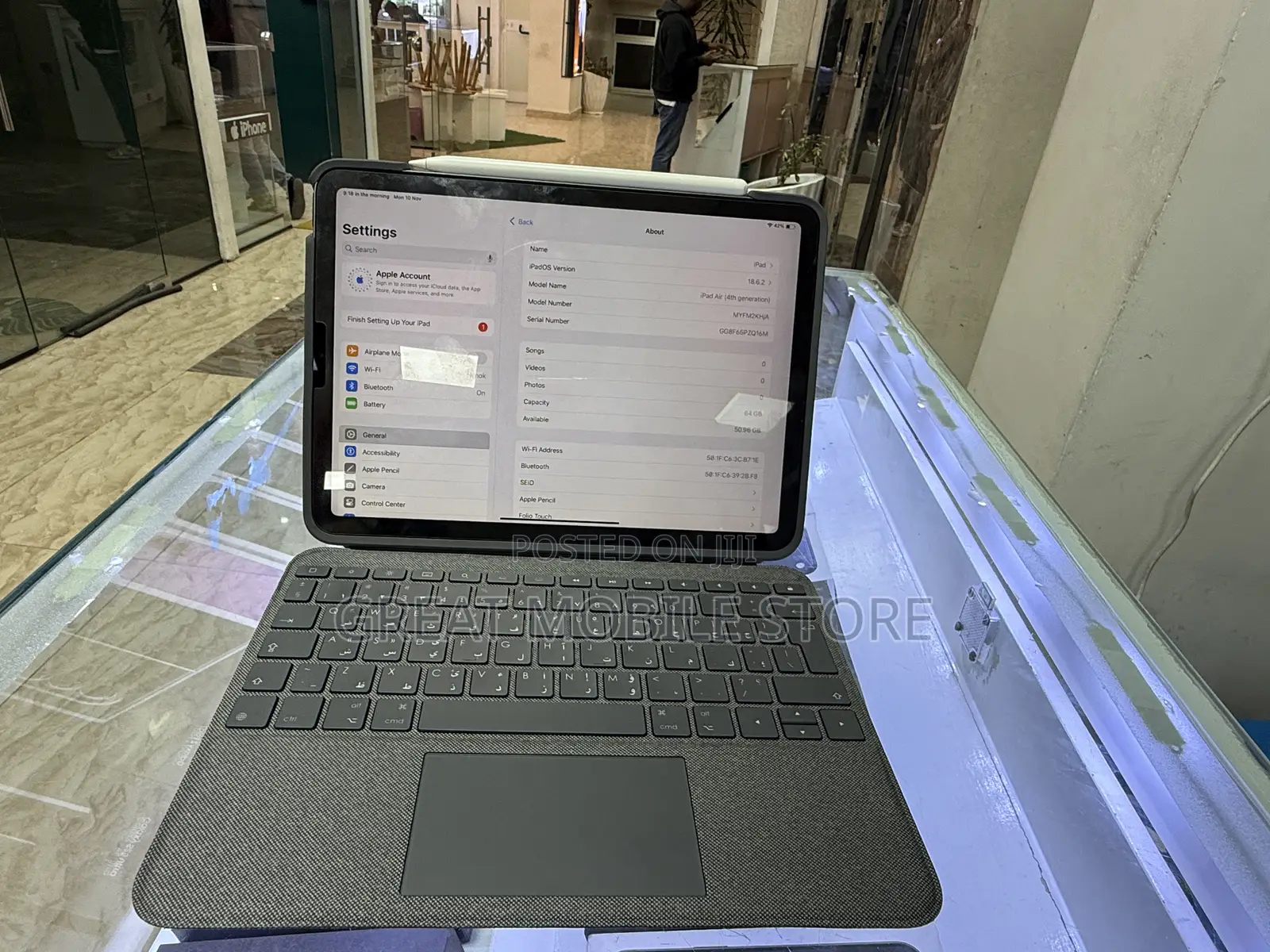 Apple iPad Air (2020) 64 GB Gray