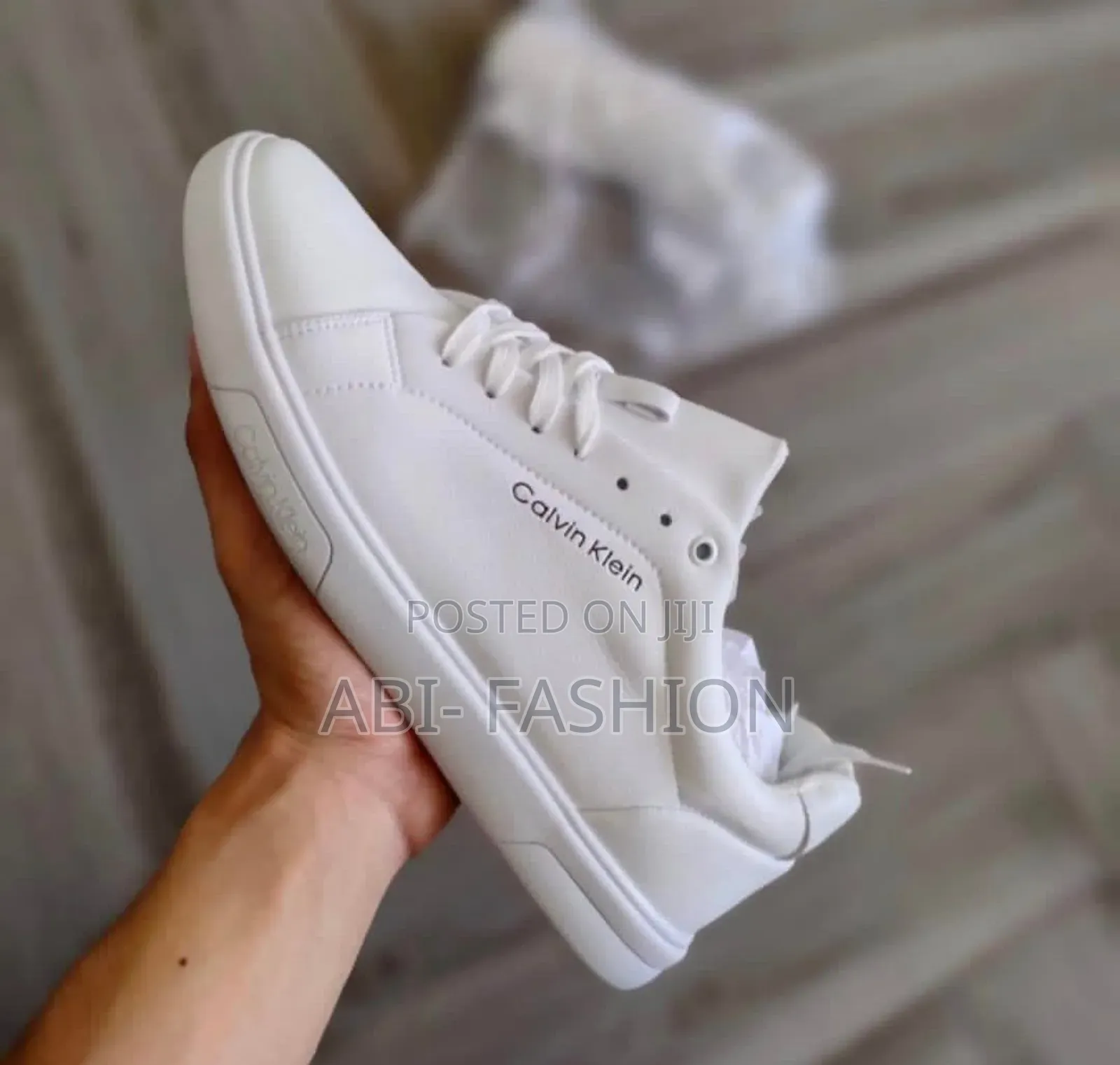 Calvin Klein Men's Leather Sneakers Shoes
