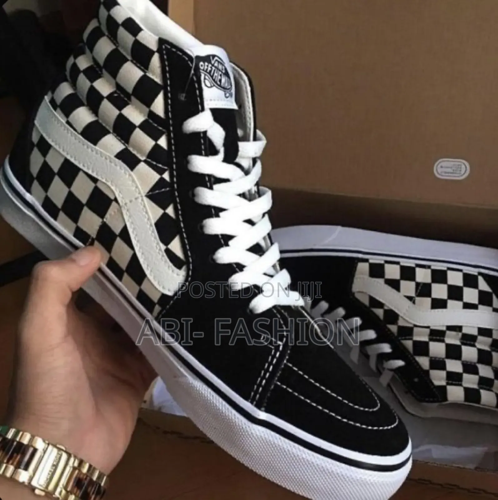 Vans Old Skool High Checkers