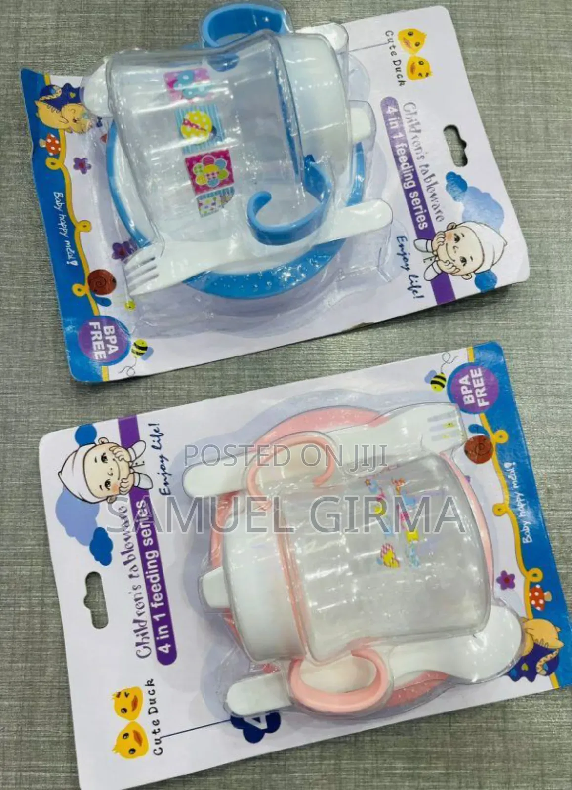 4-in-1 የህፃናት መመገቢያ እቃ