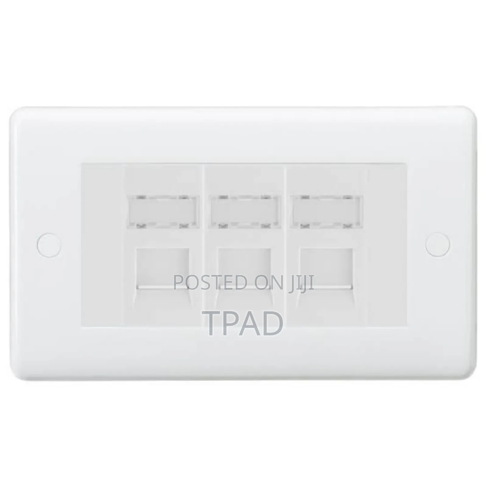 Nordon Uk Cat6 Wall Outlet (Single, Double, Triple, Four)