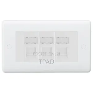 Nordon Uk Cat6 Wall Outlet (Single, Double, Triple, Four)