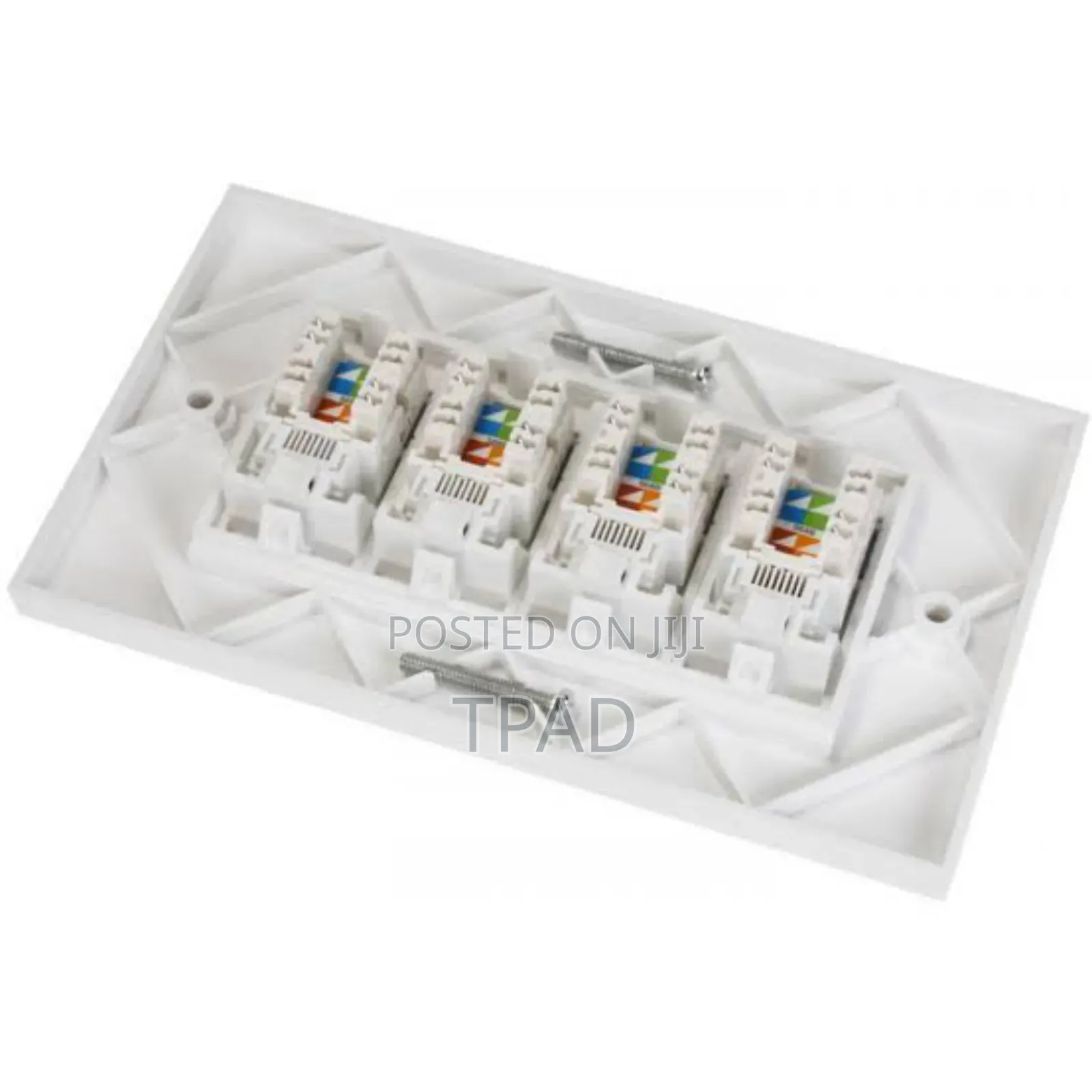 Nordon Uk Cat6 Wall Outlet (Single, Double, Triple, Four)