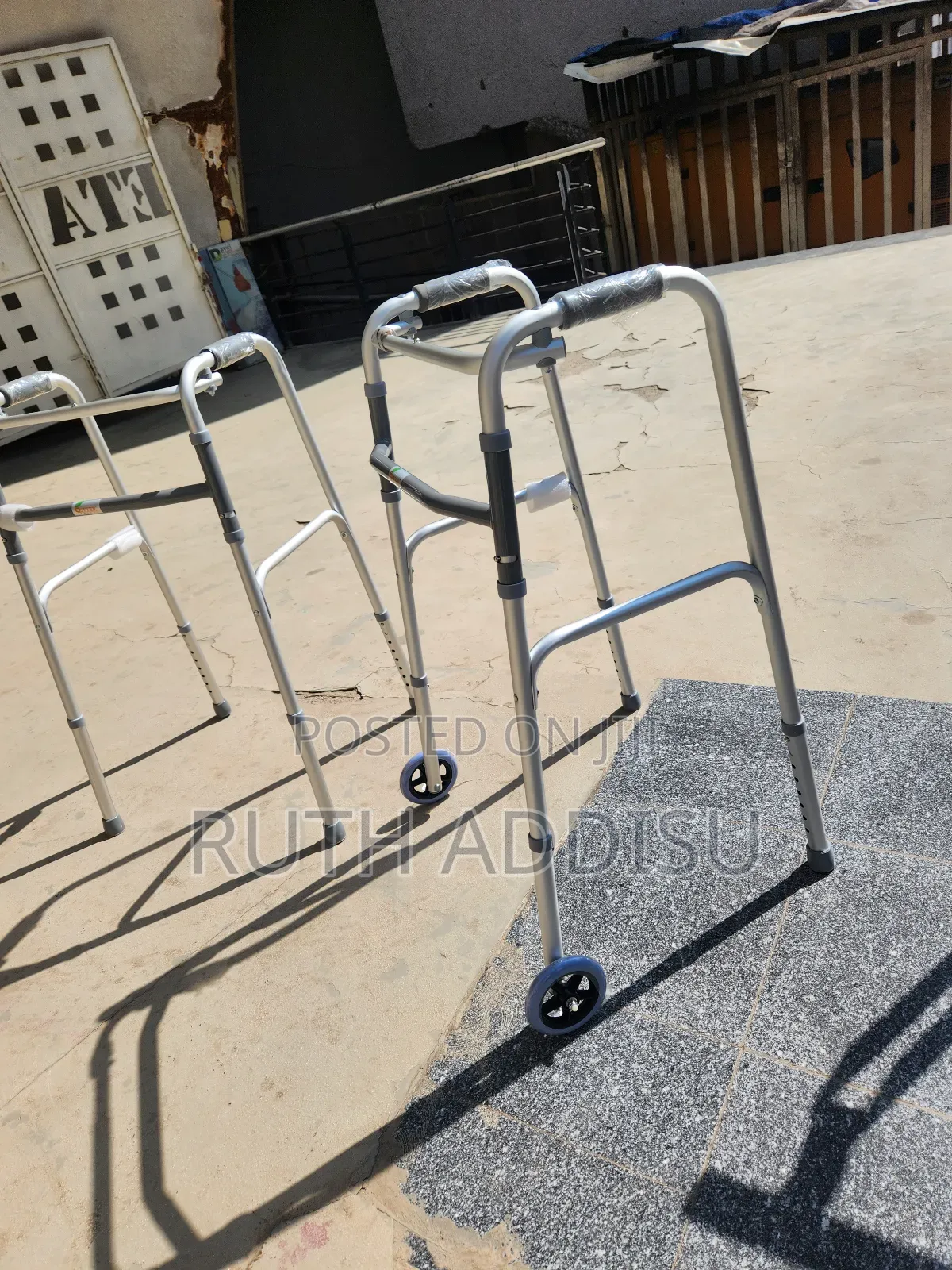 Foldable Walker Brand New Folding Walker Is a Stable and Lightweight