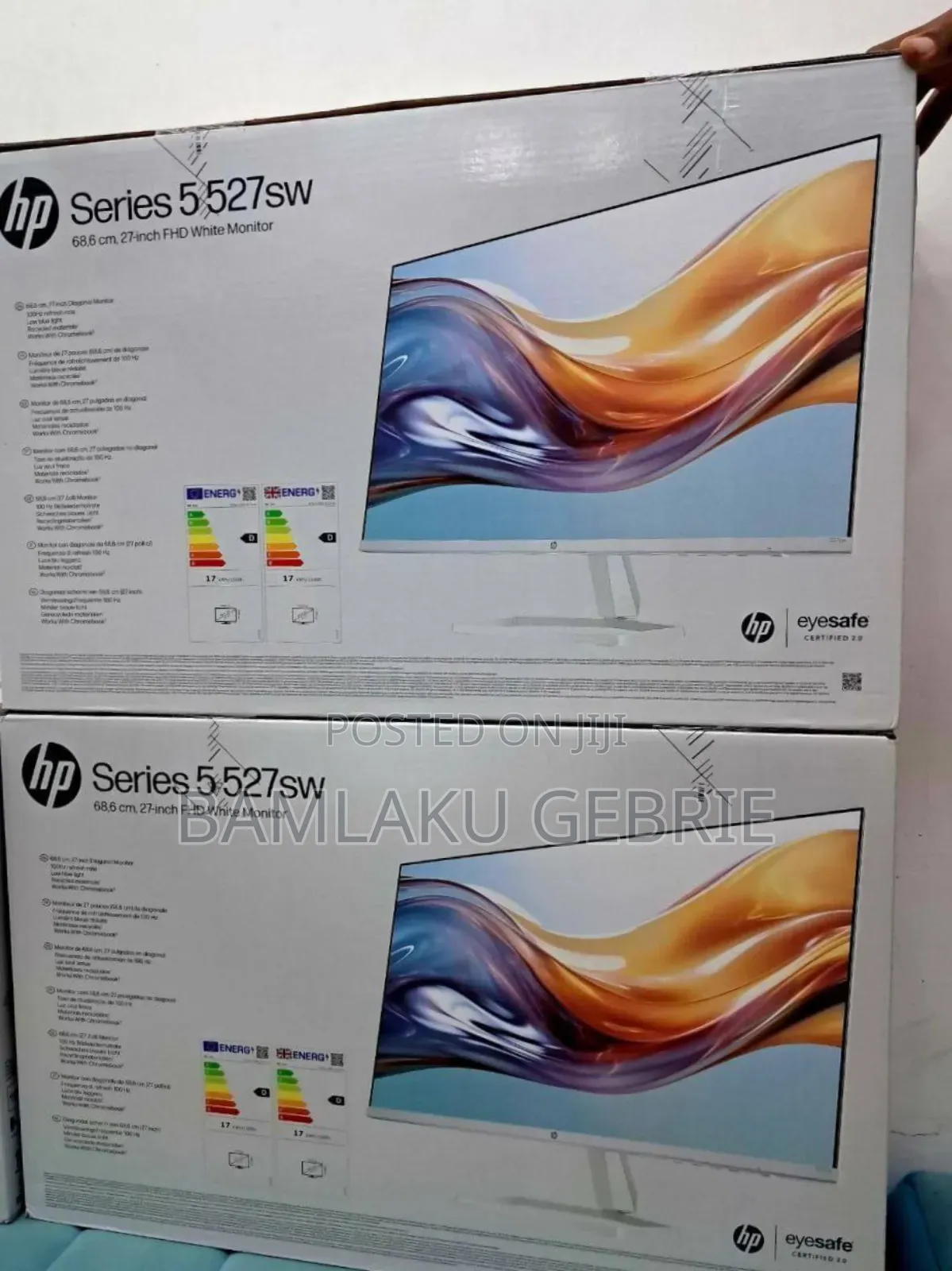 Hp 27” Monitor Hp Series 5 527sw 68.6cm 27-Inch FHD White Monitor