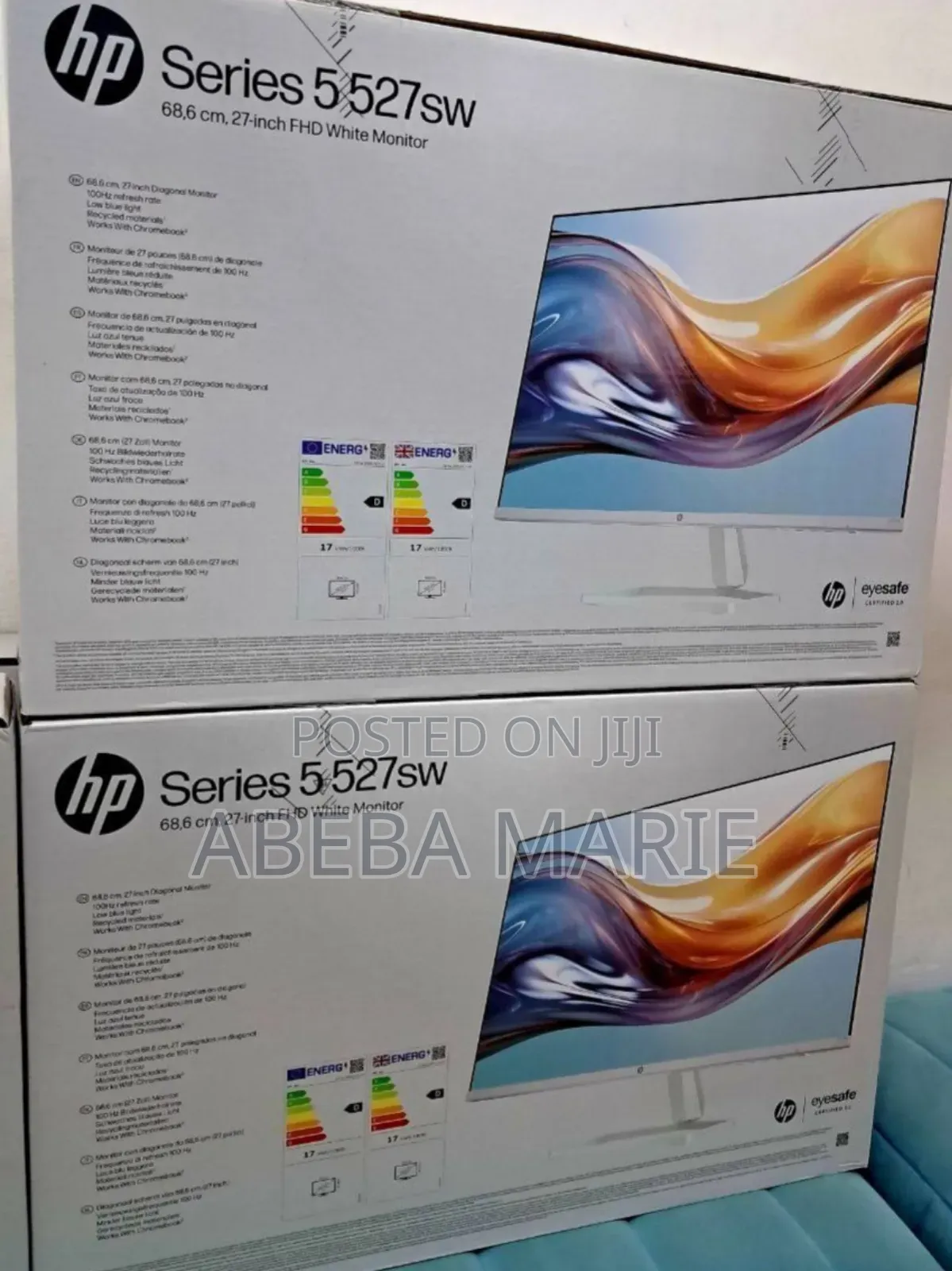 Hp 27” FHD Monitor – Series 5 (Model: 527sw)