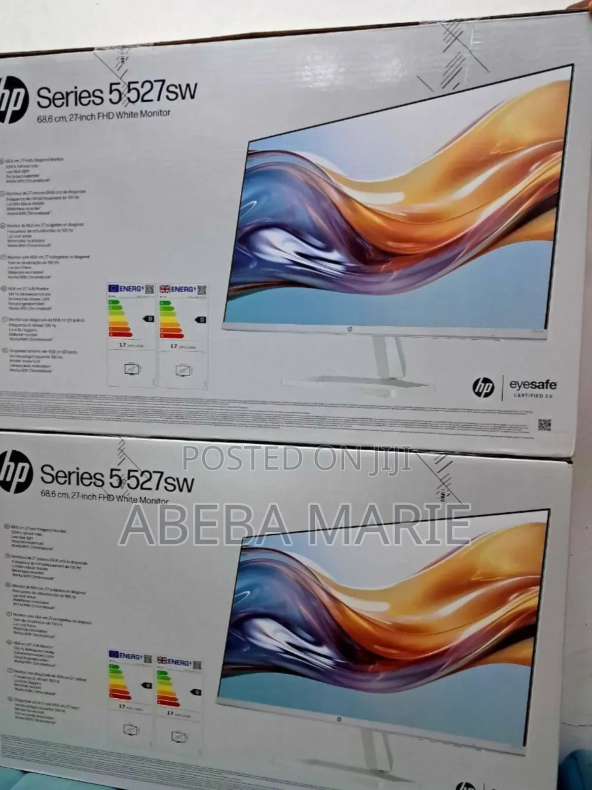Hp 27” FHD Monitor – Series 5 (Model: 527sw)