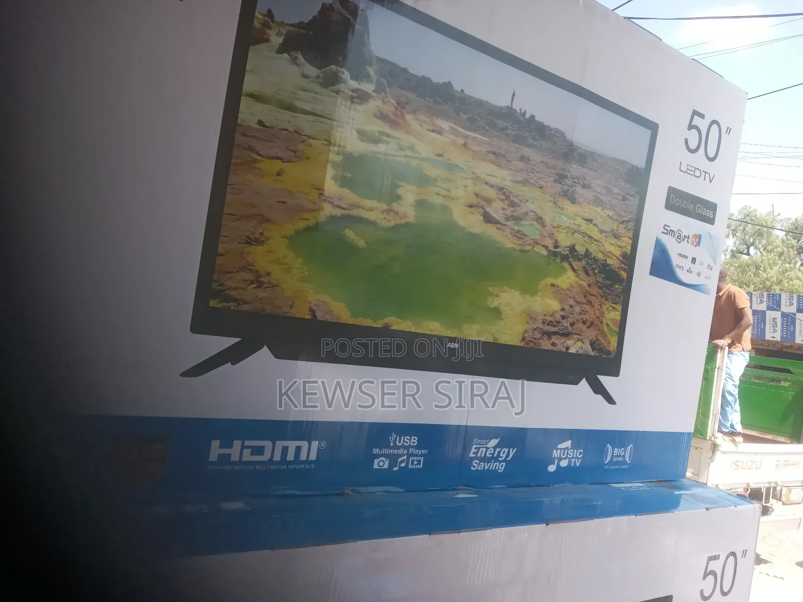 Abm 50inchi Double Glass Hi Fi