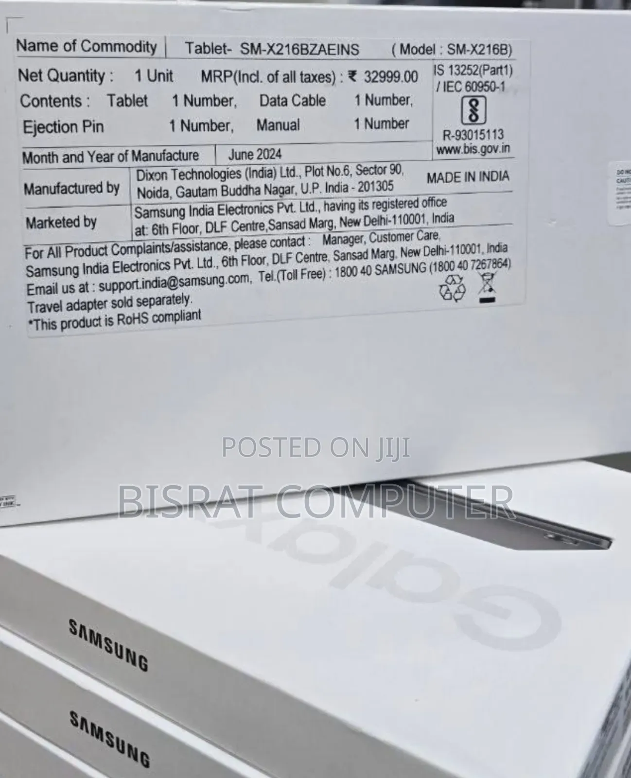 New Samsung Galaxy Tab A9+ 128 GB