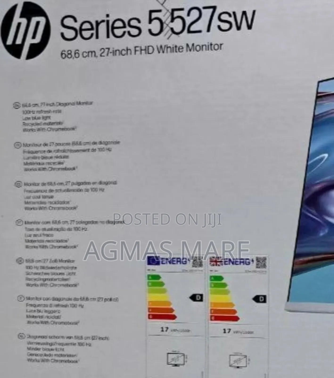 Hp 27” Monitor