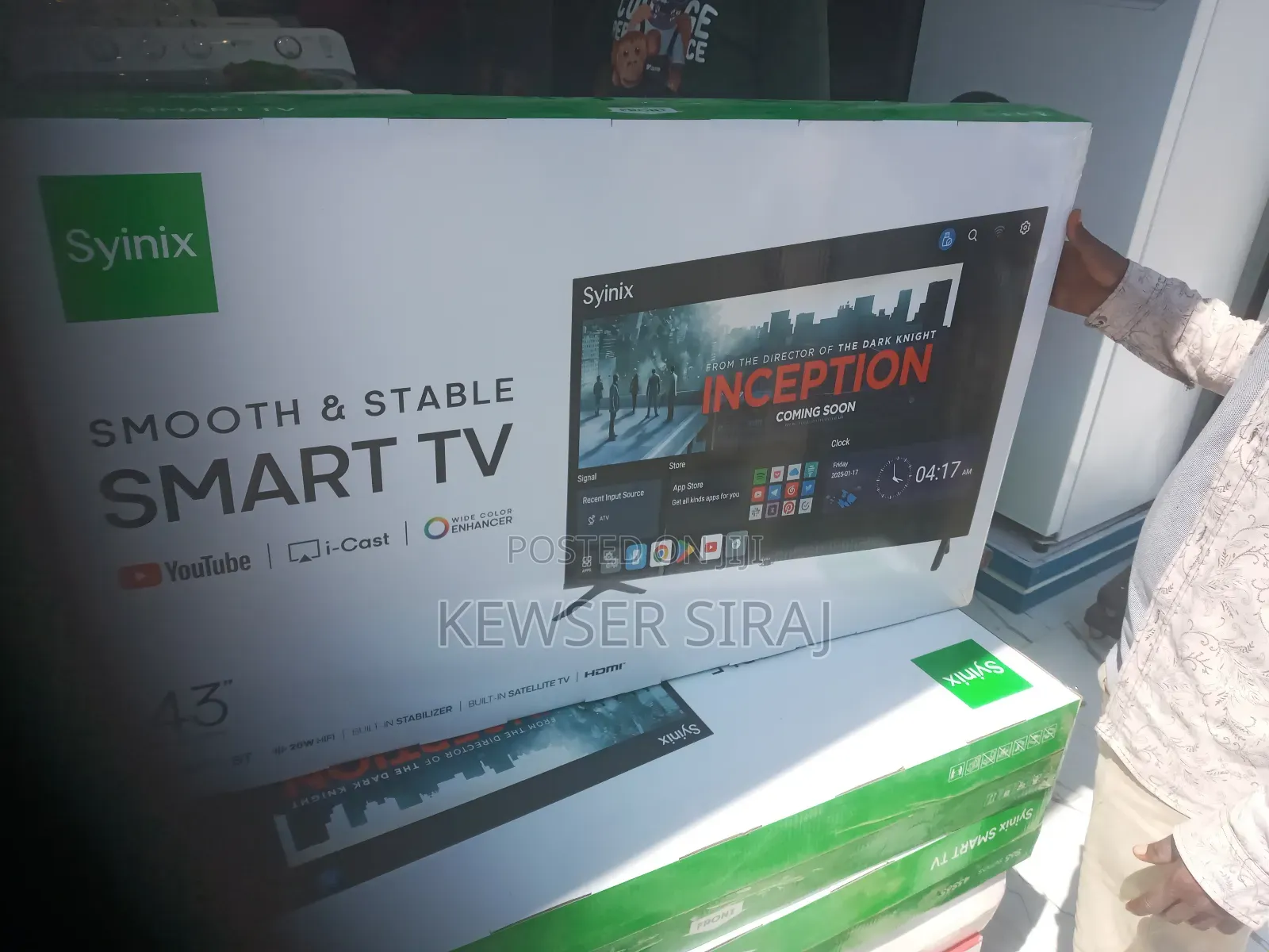 Synix 43inch Tv Video