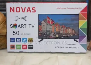 Nova 50” Smart Tv – Uhd, Double Glass Smart Streaming!