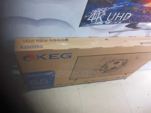 Keg 55inch Tv Smart Android Tvis 1.5g Ram 8g.B