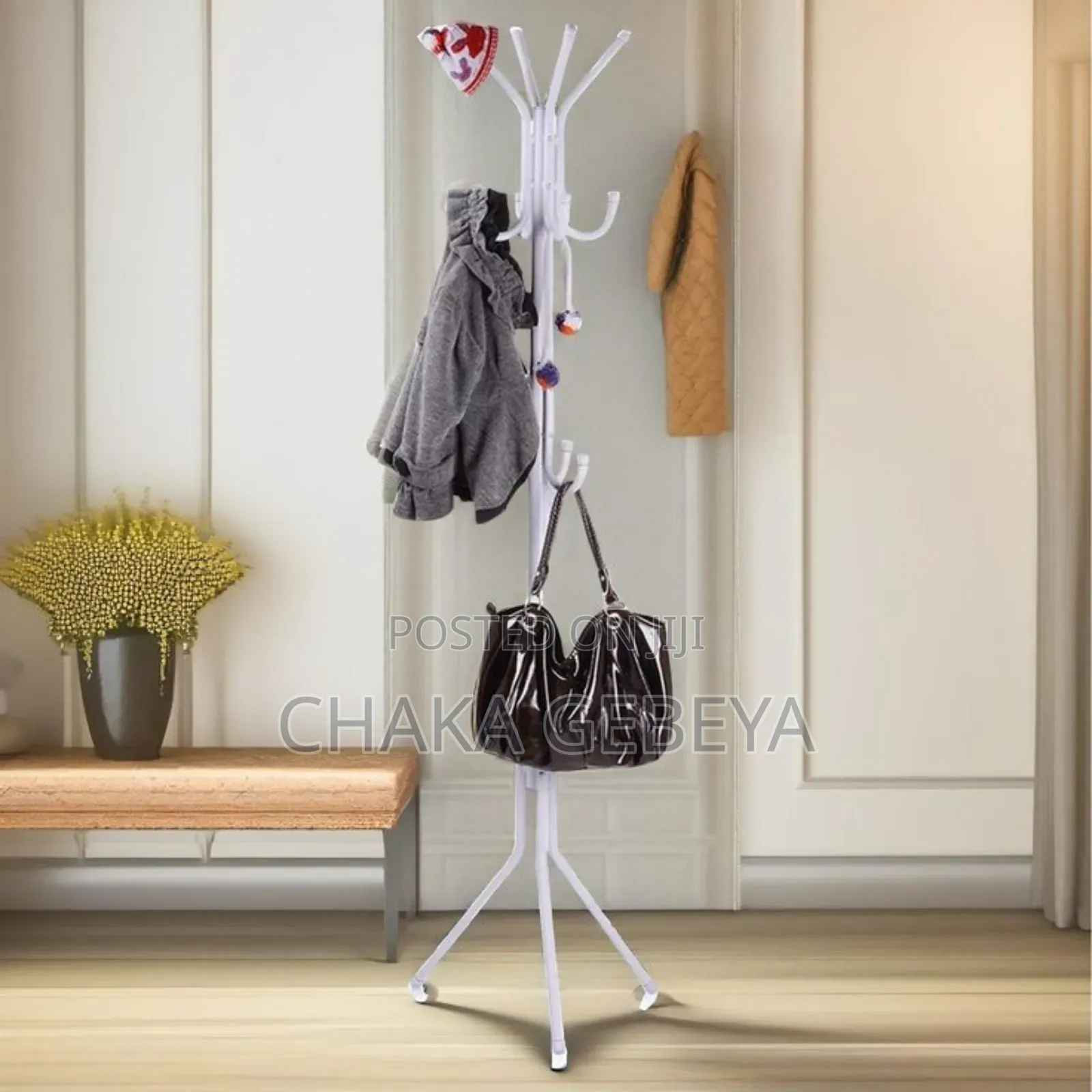 Multi-Hook Clothing Rack