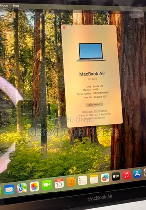 New Laptop Apple MacBook Air 2020 M1 8GB Apple M1 SSD 256GB