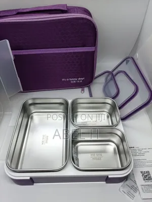 Stainless Steel Bento Lunch Box With Bag