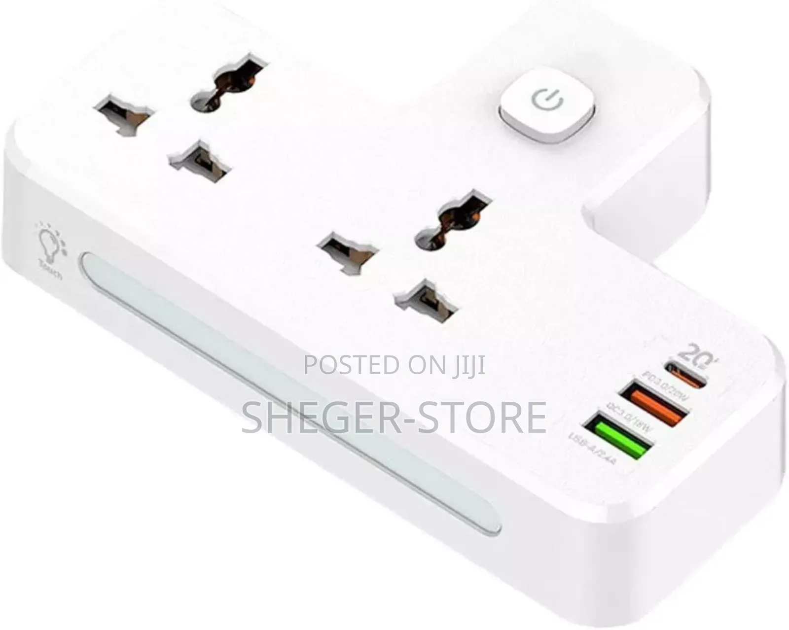 3in1 Power Socket With Usb And Type-c ( Robust 2500w Capacity )