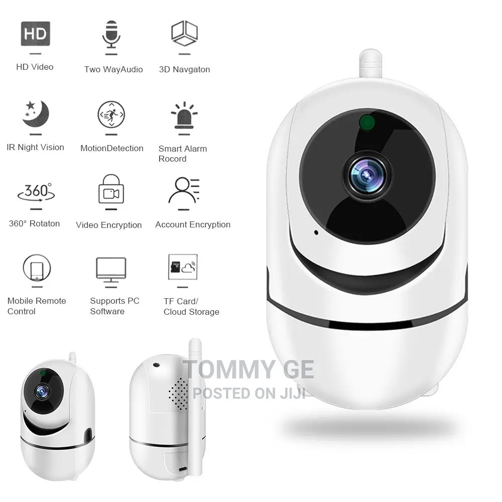 CAMERA 360 Degree Home Security Camera ስራ ቦታ ሆነው የልጅዎትን