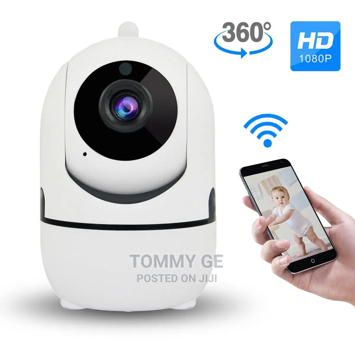 CAMERA 360 Degree Home Security Camera ስራ ቦታ ሆነው የልጅዎትን