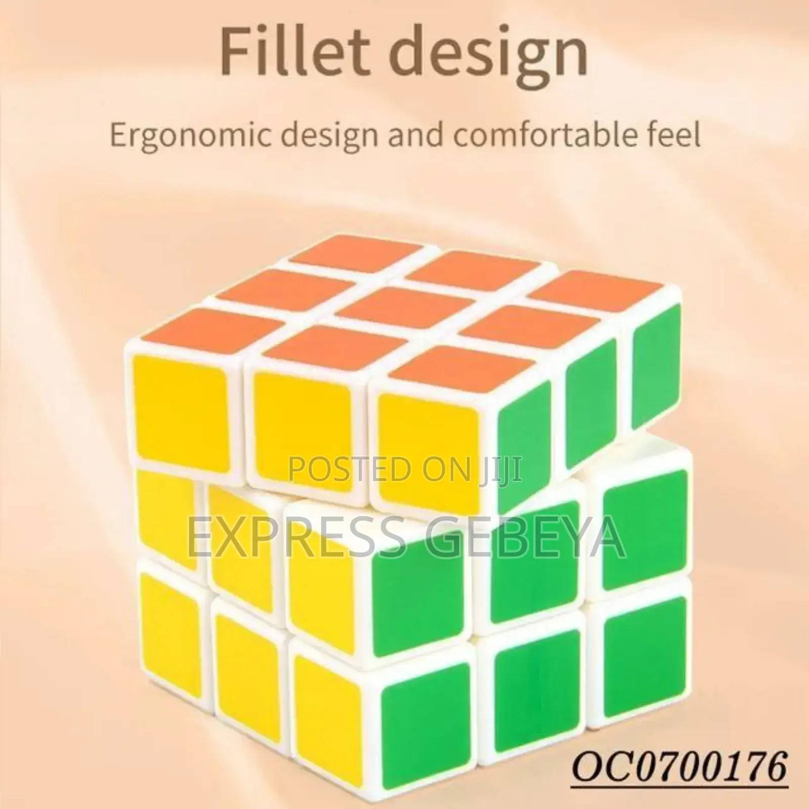 3in1 Stress Reliver Plastic Cube Rubik's Cube