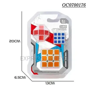 3in1 Stress Reliver Plastic Cube Rubik's Cube