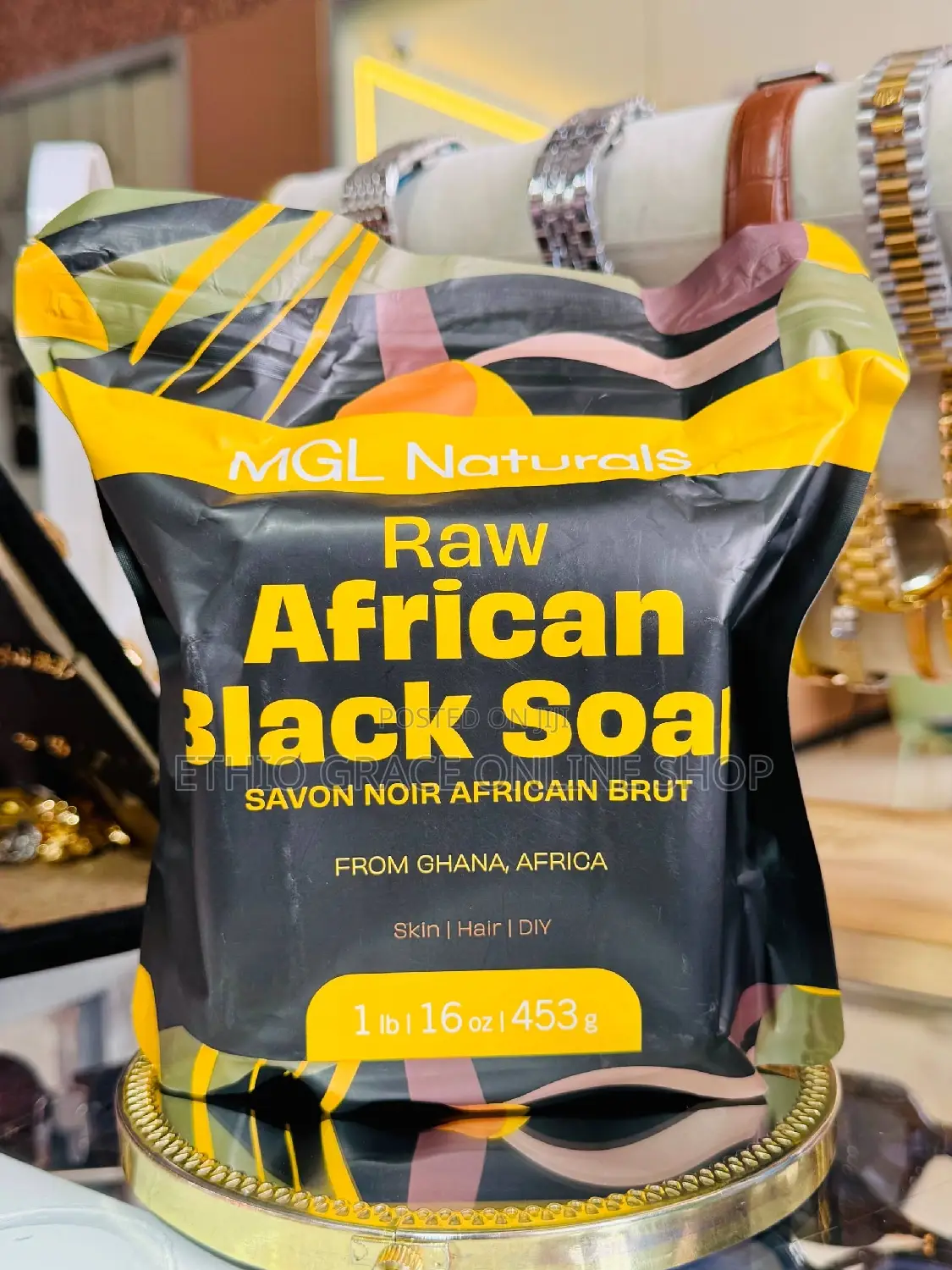 MGL Naturals Raw African Black Soap