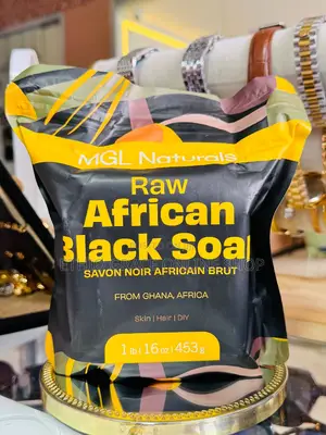 Photo - MGL Naturals Raw African Black Soap