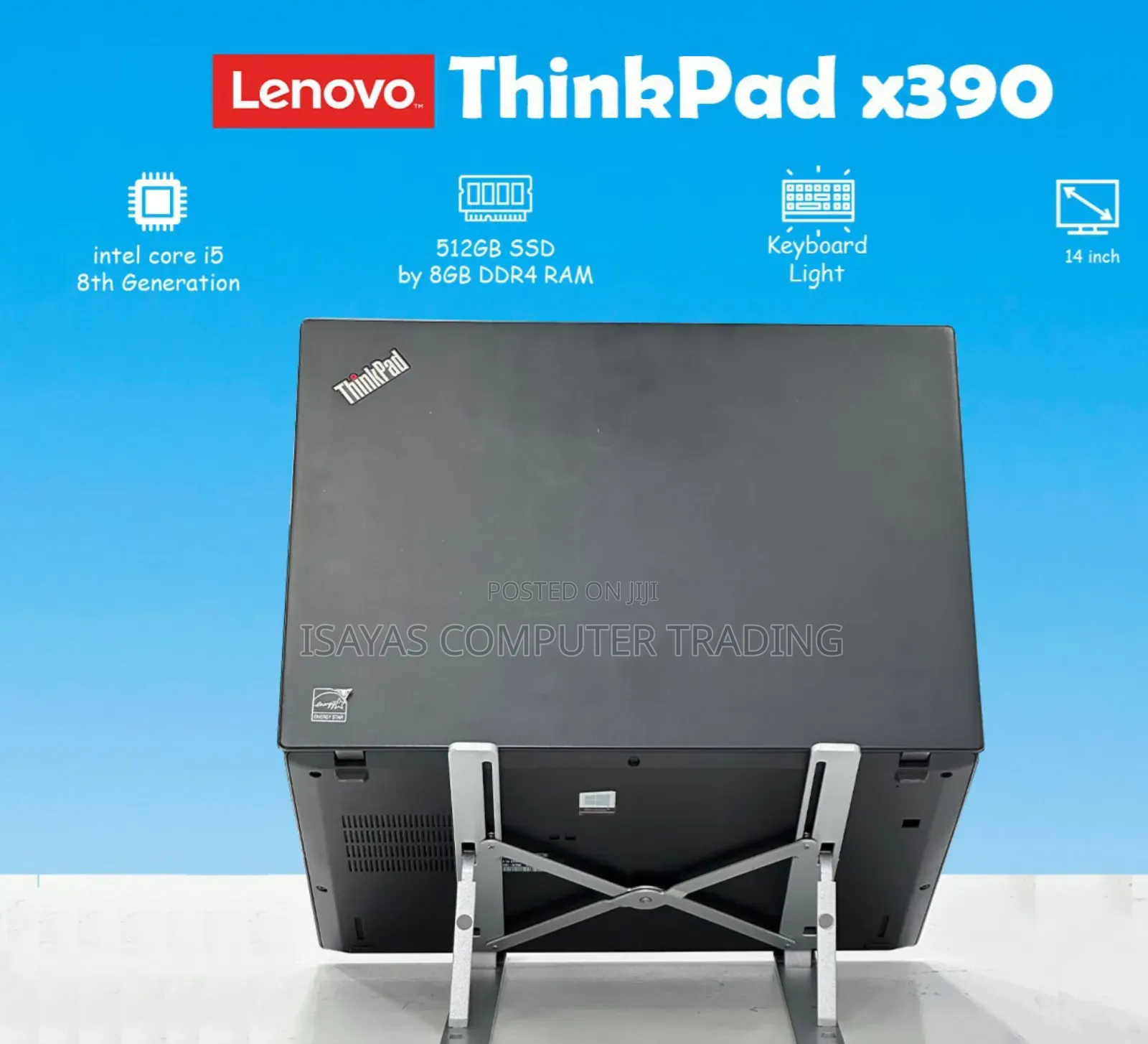 New Laptop Lenovo ThinkPad X390 8GB Intel Core I5 SSD 512GB