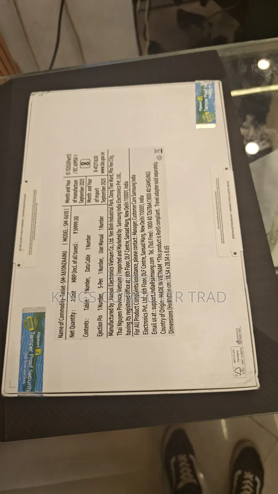 New Samsung Galaxy Tab S9 FE 128 GB Pink