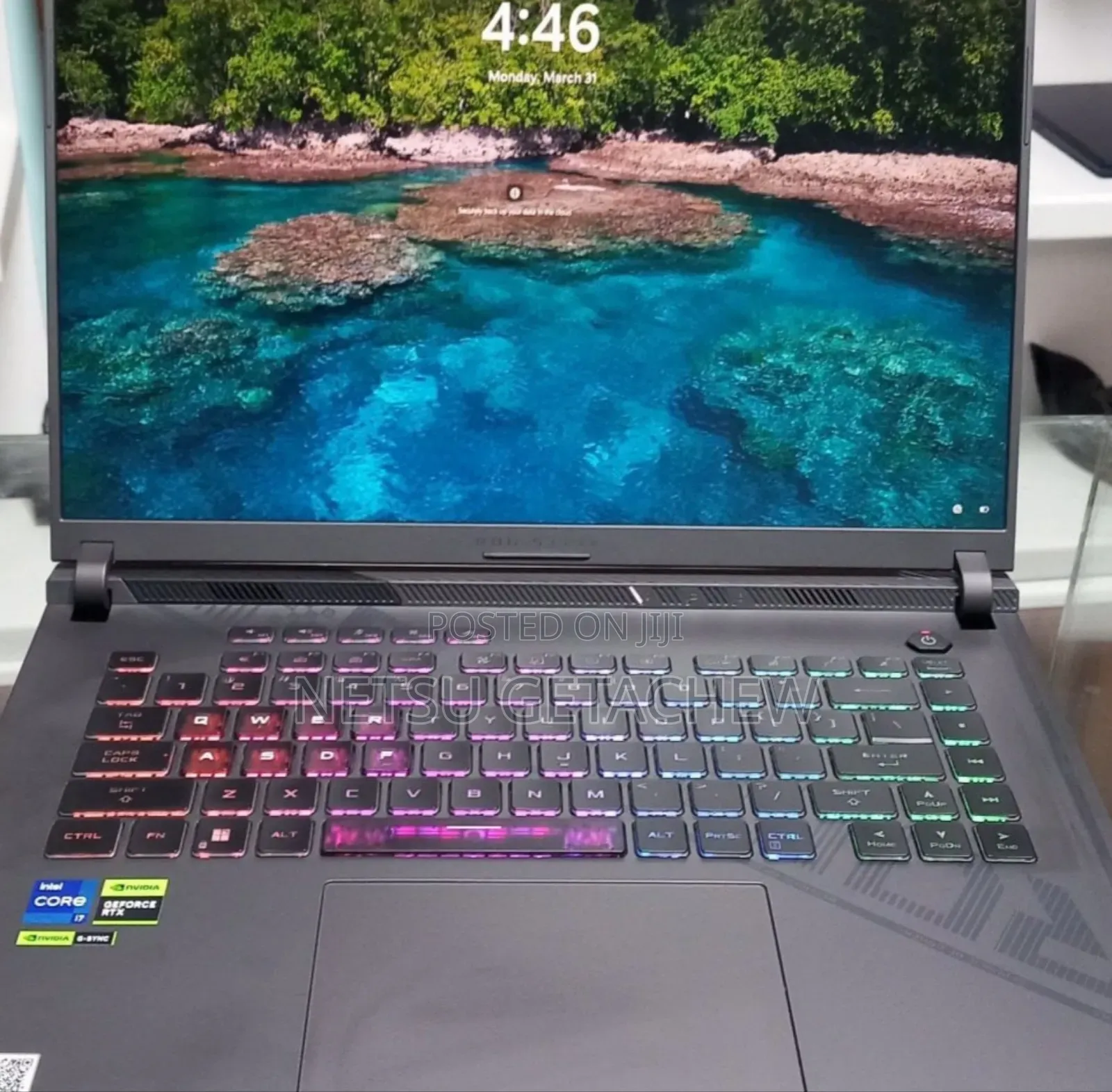 New Laptop Asus ROG Strix G16 G614 16GB Intel Core I7 SSD 1T