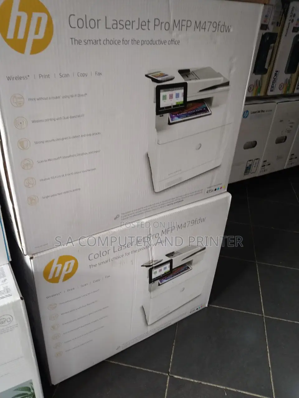 New Stock:_ Color Laserjet Pro Mfp M479fdw