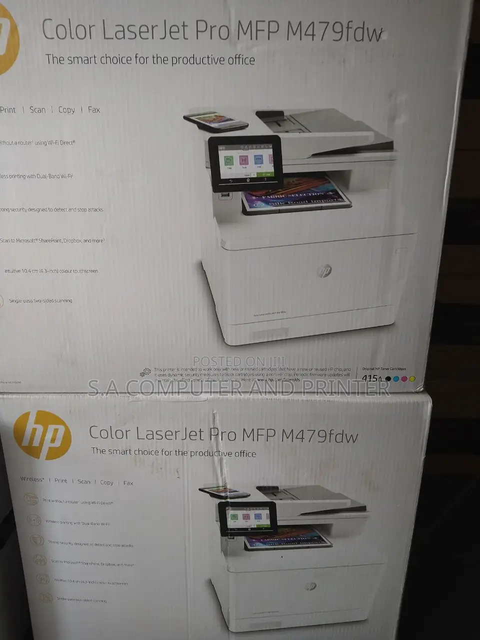 New Stock:_ Color Laserjet Pro Mfp M479fdw