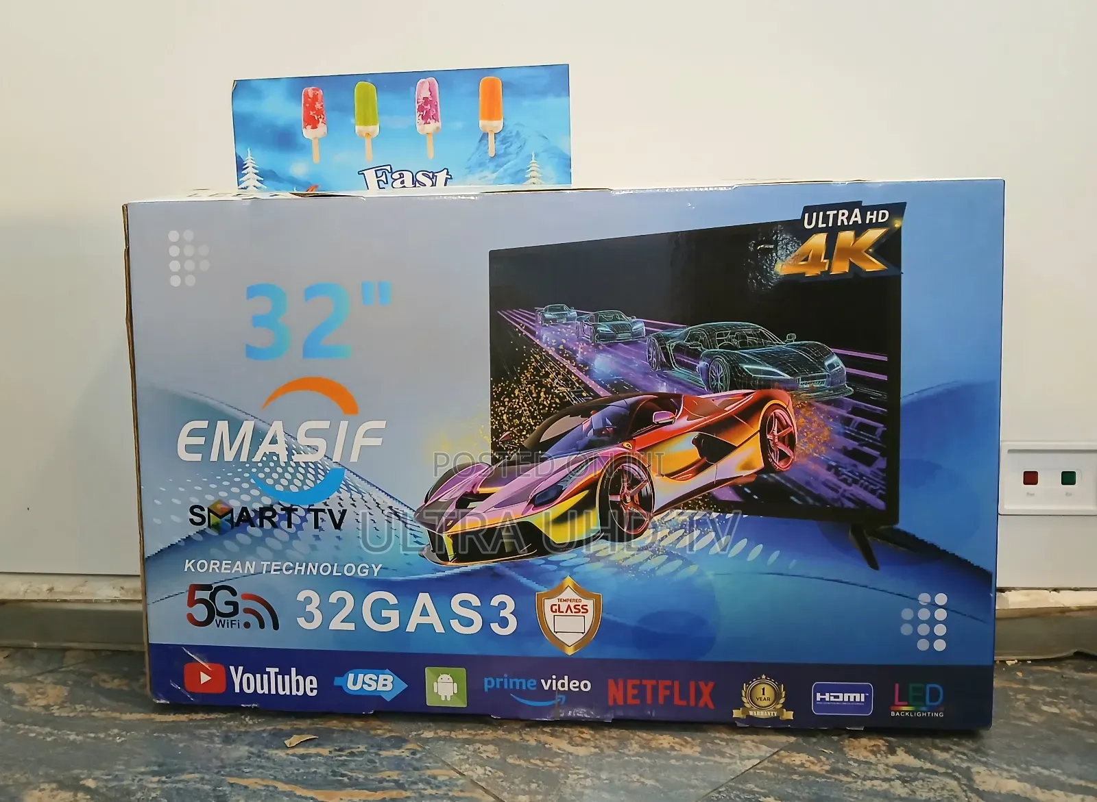 Emaslf 32 Inch Smart Android Tv New Arrival 2025 Youtube Wifi
