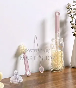 3-in-1 Silicone Baby Bottle Cleaning Brush Set