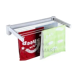 Photo - Wall-Mounted, Collapsible Clothes Rack