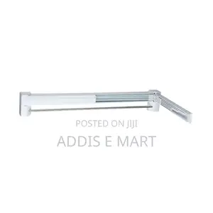 Wall-Mounted, Collapsible Clothes Rack