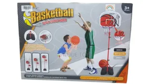 Photo - Basketball Hoop Stand With Metal Frame Ball – 220cm Height