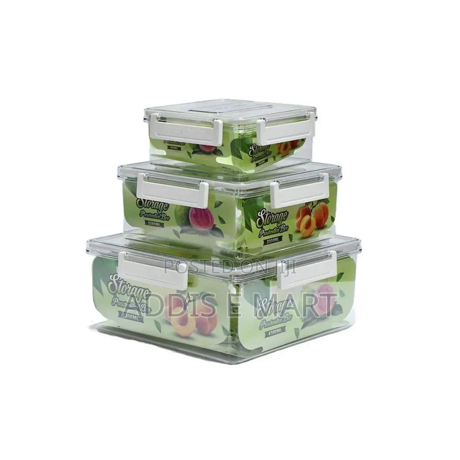 3pcs Fridge Orgnizer Box