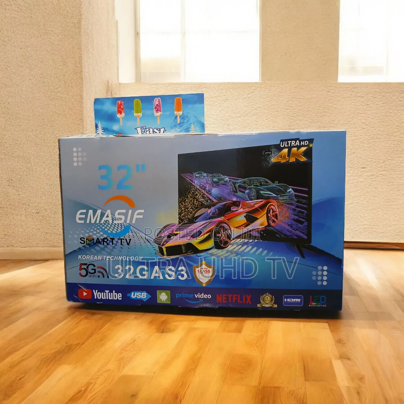 Emaslf 32 Inch Smart Android Tv New