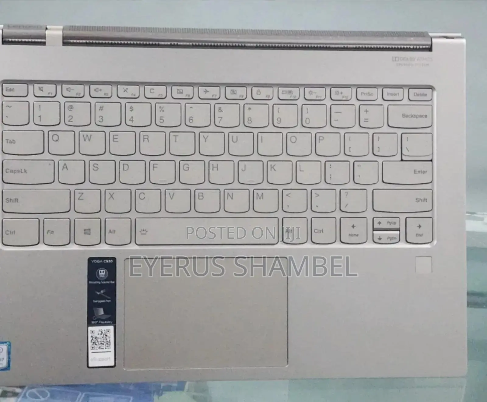 New Laptop Lenovo Yoga C930 16GB Intel Core i7 SSD 512GB