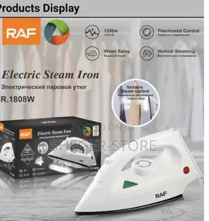 Photo - Raf Electric Steam Iron (Model: R.1808b) – 1200w Power