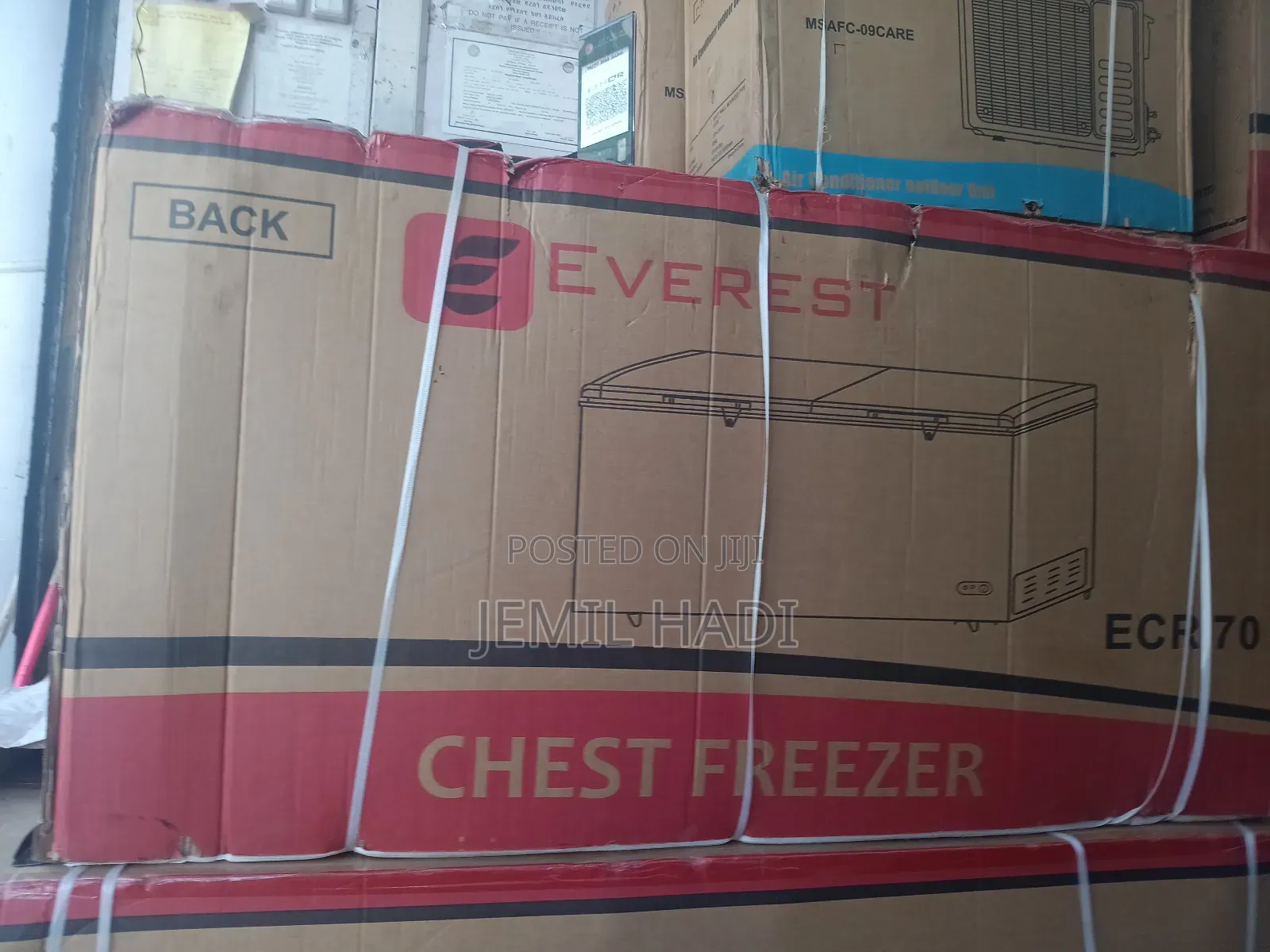 Everest Chest Freezer Model 780l H2 Tekafach Ber New