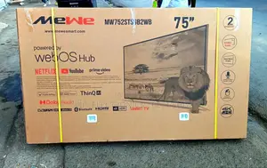 Mewe 75 Inch Tv Smart Webos Original Products New 2025 Model Tv
