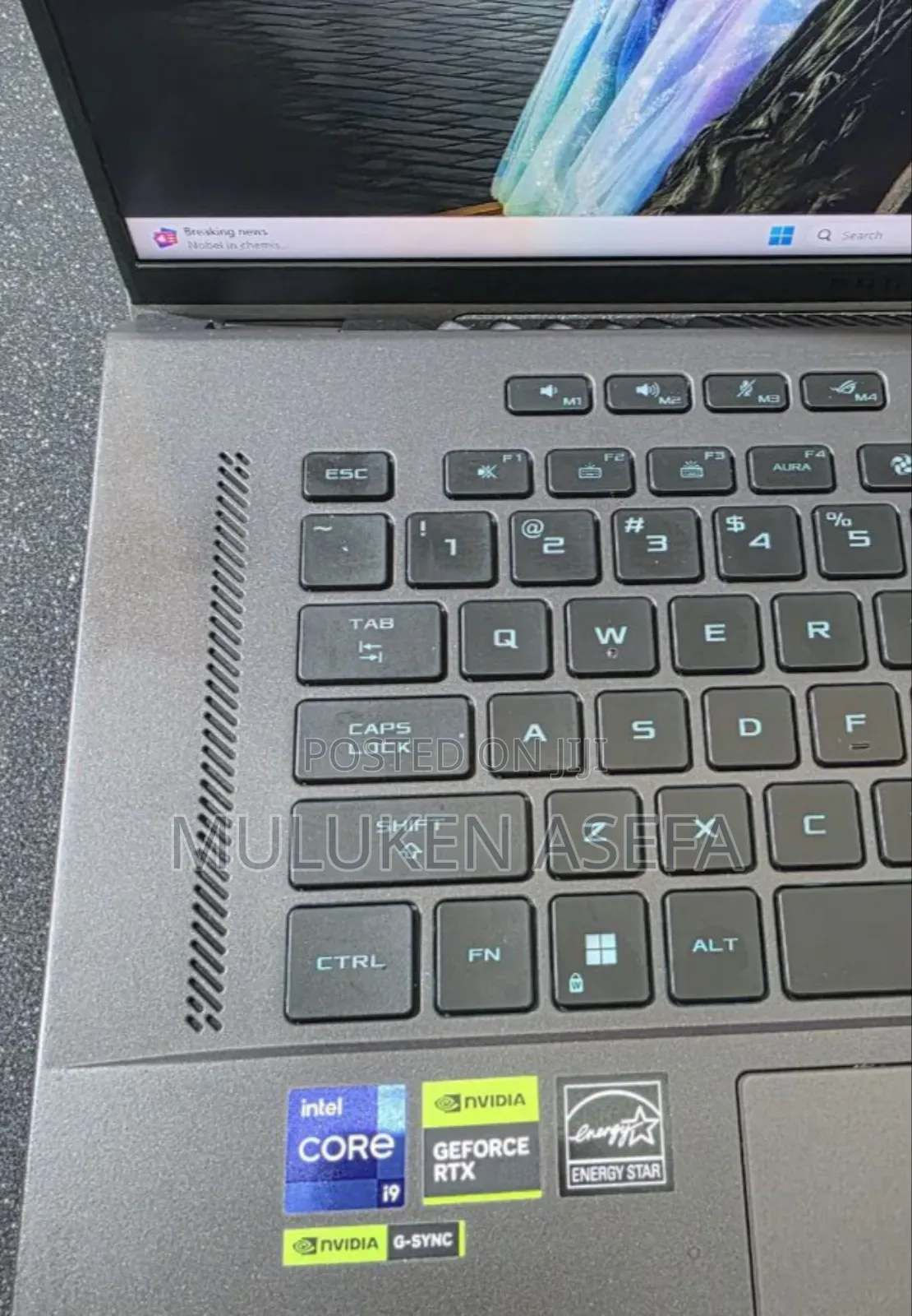 New Laptop Asus ROG Zephyrus G16 16GB Intel Core I9 SSD 1T