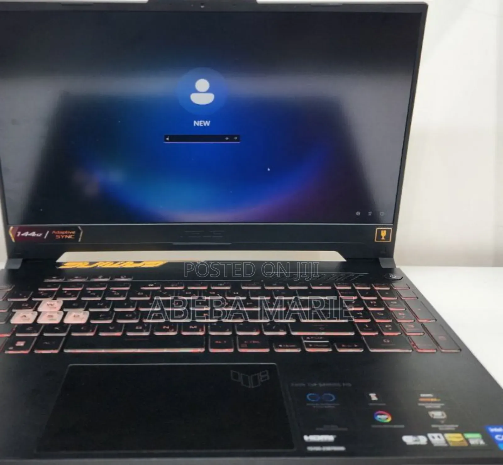 New Laptop Asus TUF Gaming A15 16GB Intel Core I7 SSD 512GB