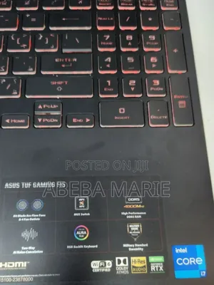 New Laptop Asus TUF Gaming A15 16GB Intel Core I7 SSD 512GB