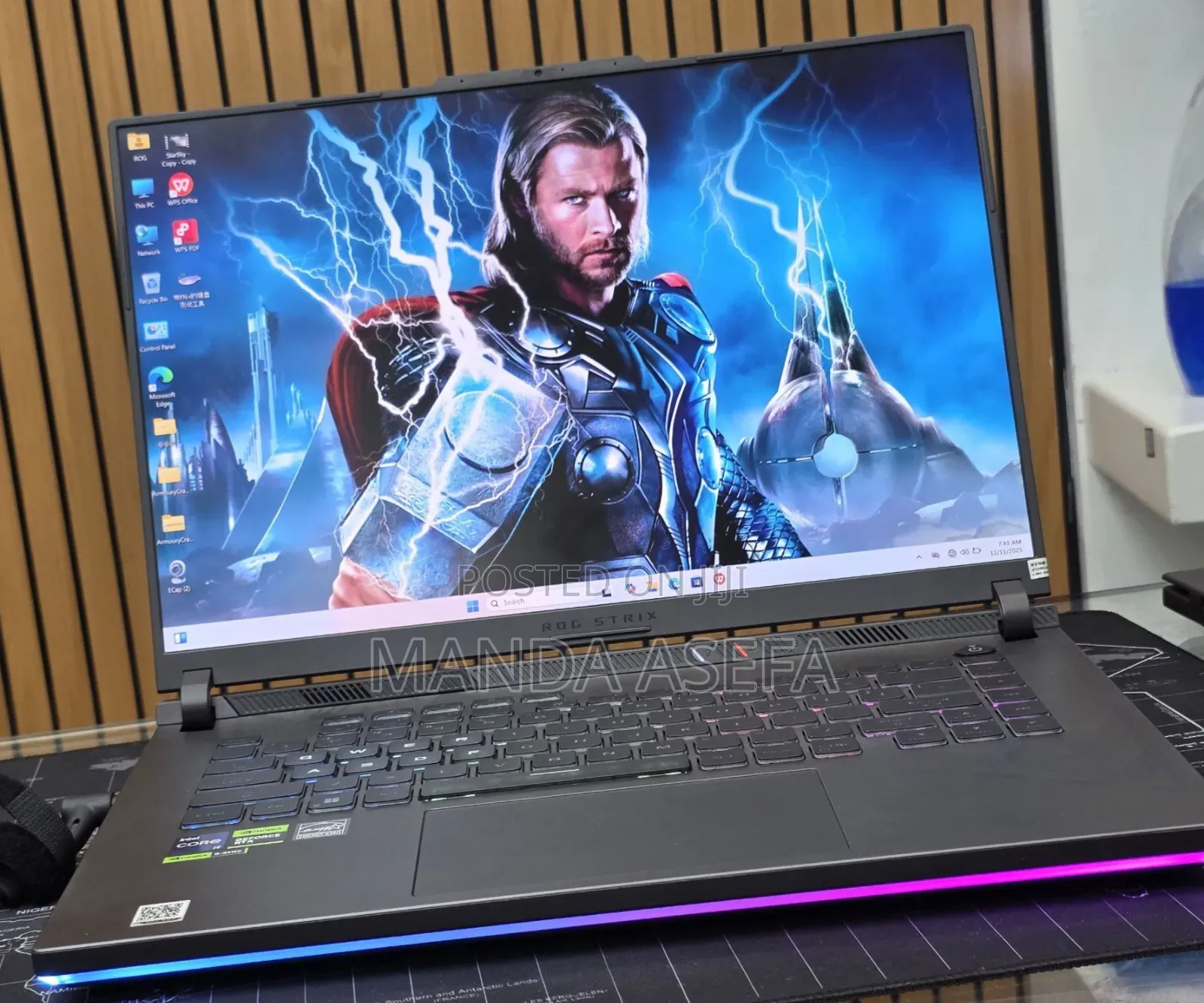 New Laptop Asus ROG Strix G16 G614 16GB Intel Core i9 SSD 1T