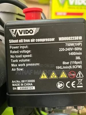 Silent Oil Free Air Compressor